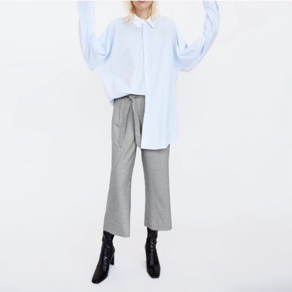 Zara tie front coulottes